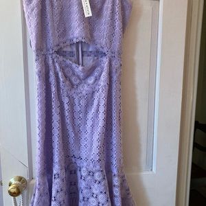Lily Summer dress with beautiful lace lined.